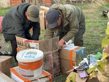 Гуманитарный груз из Тувы прибыл к военнослужащим в Запорожскую область