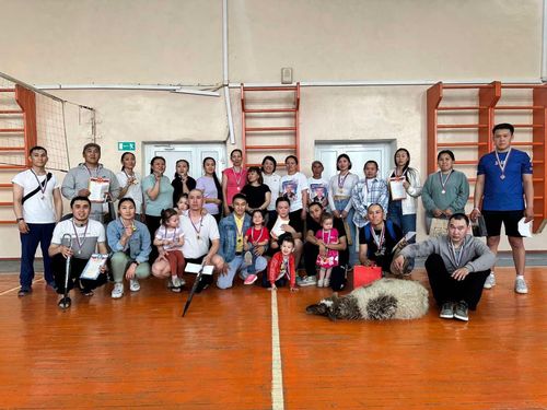 В Кызылском районе прошла спартакиада между ветеранами боевых действий и участниками СВО.