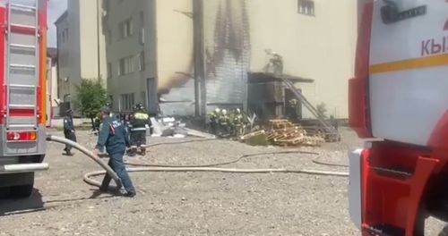 Возгорание в одном из торговых центров Кызыла оперативно потушено