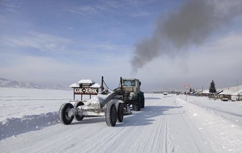 Синоптики Тувы предупреждают о гололедице и снегопадах на дорогах