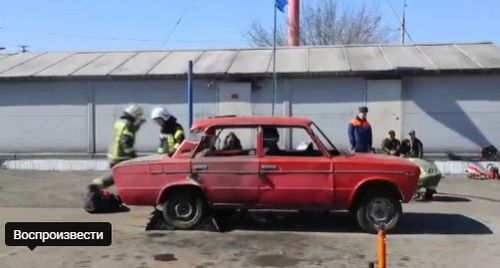 Пожарники Пий-Хемского района стали лучшей командой по ликвидации последствий ДТП