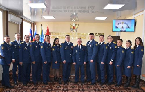 Празднование 25-летия социальной службы УИС в Туве