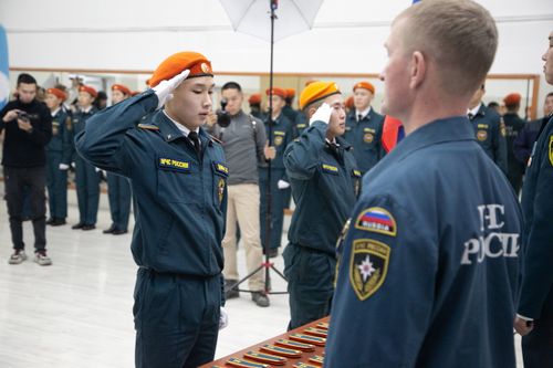 В Туве более 20 школьников приняли клятву кадета