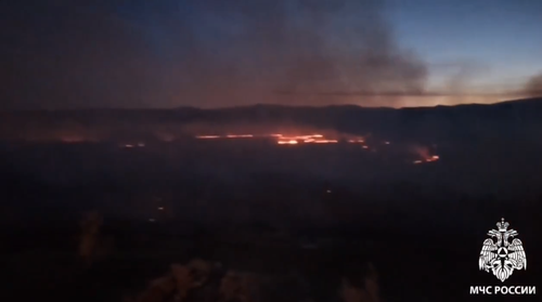 В Туве зафиксированы новые степные пожары