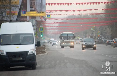В центре Кызыла временно изменится схема движения автобусов из-за майских праздников