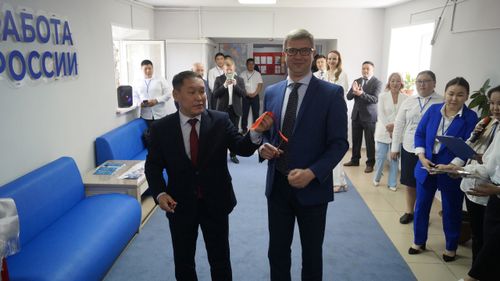 В Кызыле открыли новый «Центр занятости населения РТ»