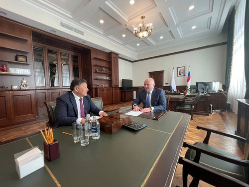 Глава Тувы встретился с первым заместителем министра финансов России Леонидом Горниным