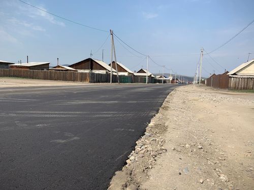 По нацпроекту улучшили дороги в поселке Каа-Хем Кызылского района Тувы