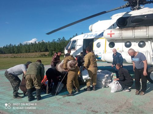 В Тоджинском районе Тувы горит тайга на площади свыше 300 гектаров
