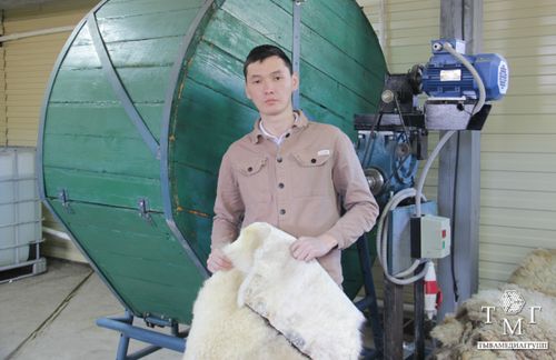 Открытие цеха по переработке шкур в Кызыл-Хая