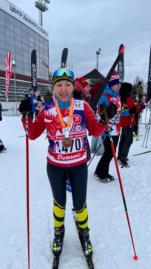 Лыжники из Тувы дебютировали на главном массовом марафоне России