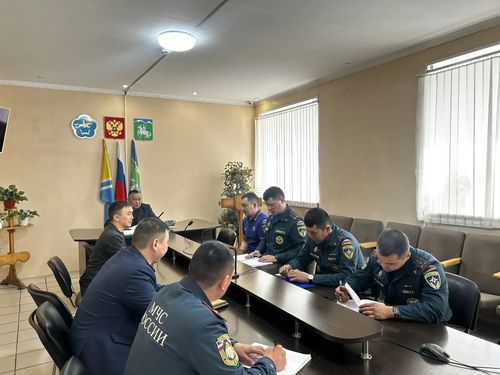 В Бай-Тайгинском районе проверили готовность муниципалитета к паводкам и пожарам