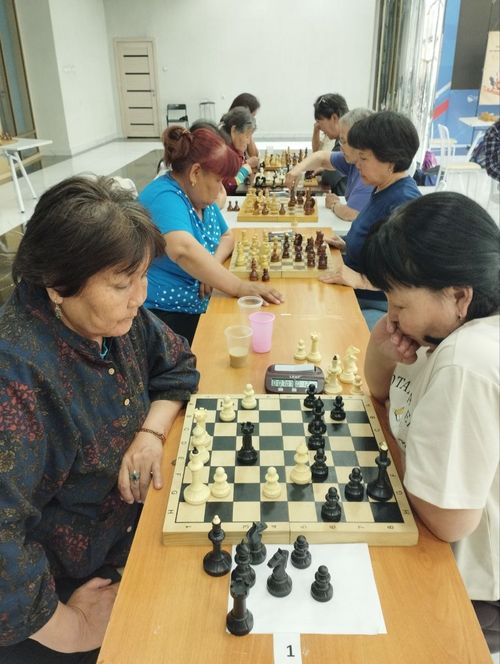 Ветераны-шахматисты Тувы отметили юбилей Сергея Кола