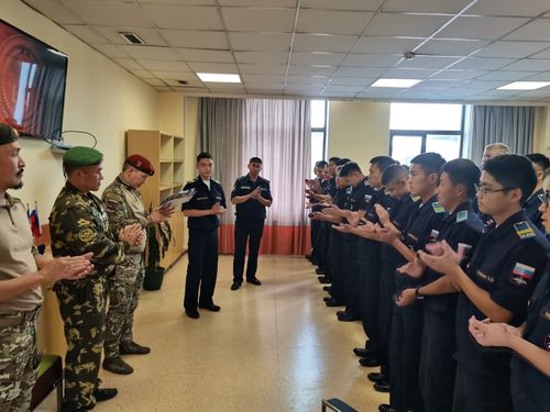 Учащимся Кызылского президентского кадетского училища провели «Урок мужества»