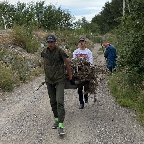 «Добрые сердца Тувы» помогли ветерану по хозяйству