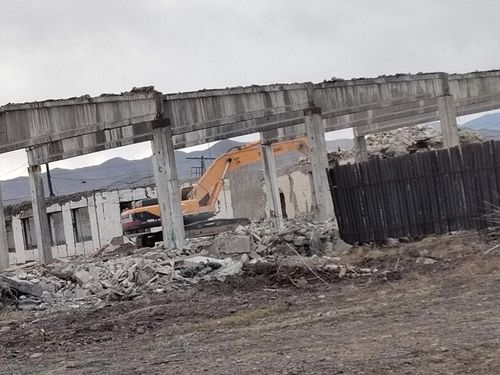 В Чадане на месте бывшего АТП начато строительство новой школы