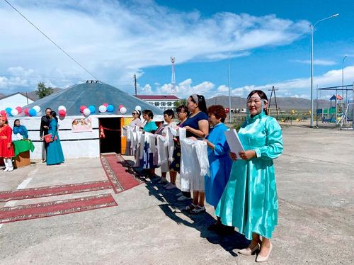 В селе О-Шынаа появилась Белая юрта при местном Доме культуры