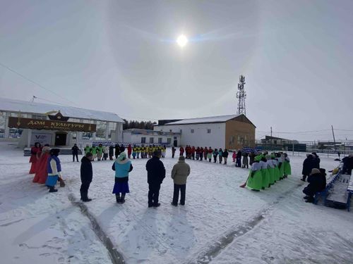 В Тес-Хемском районе закрытие недели национальных проектов отметили шуточными соревнованиями