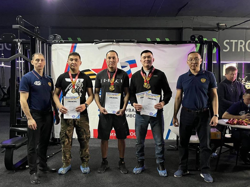 Ветераны СВО стали победителями республиканского турнира «Сила в единстве» в Кызыле