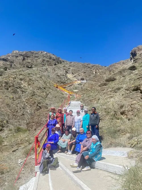 Члены семей участников СВО совершили паломничество в Бурган-Даа