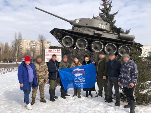 Визит в Луганск делегатов "Единой России" из Тувы