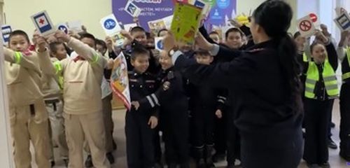 В школе села Кызыл-Мажалык прошла акция «Засветись!»