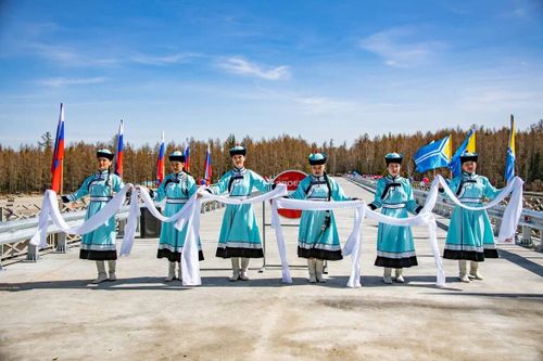 В Туве завершилось строительство моста до Тоджи