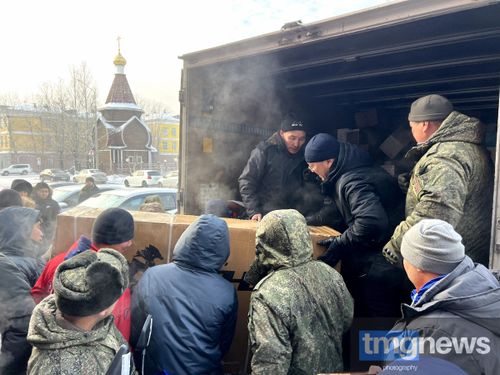 Тува отправляет зимний гуманитарный груз для бойцов: 3,5 тонны мяса, маскировочные сети и транспорт