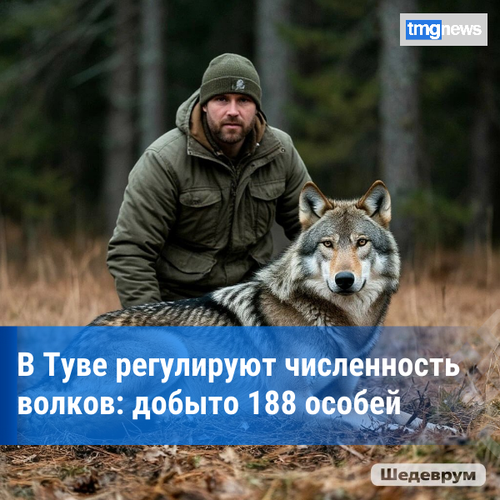 В Туве продолжается работа по регулированию численности волков