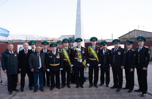 В Самагалтай доставили символ «Эстафеты Победы»