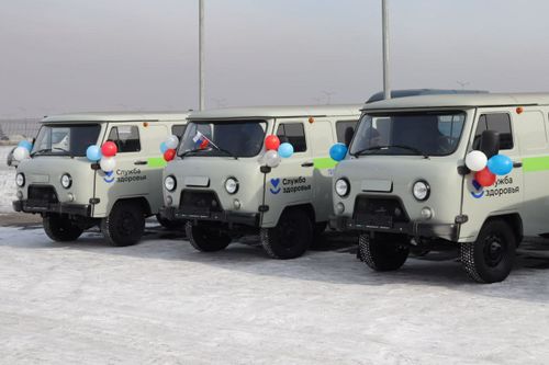 Санитарный автопарк районов Тувы пополнился новыми автомобилями