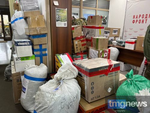 Тува отправила первую партию гуманитарного груза в Курскую область