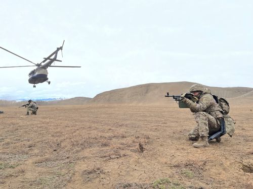 В Туве спецназовцы совершенствовали свои навыки