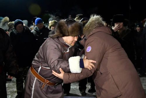 В честь Нового года по лунному календарю в Туве провели обряд Сан салыр