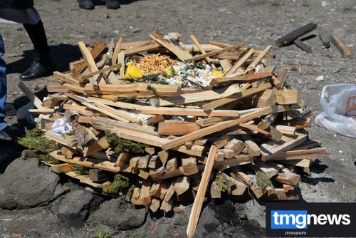Места проведения обряда Сан салыр на Шагаа