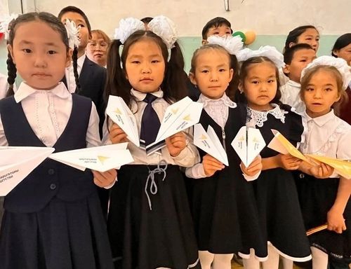 В Туве прошла акция «Самолётик будущего»