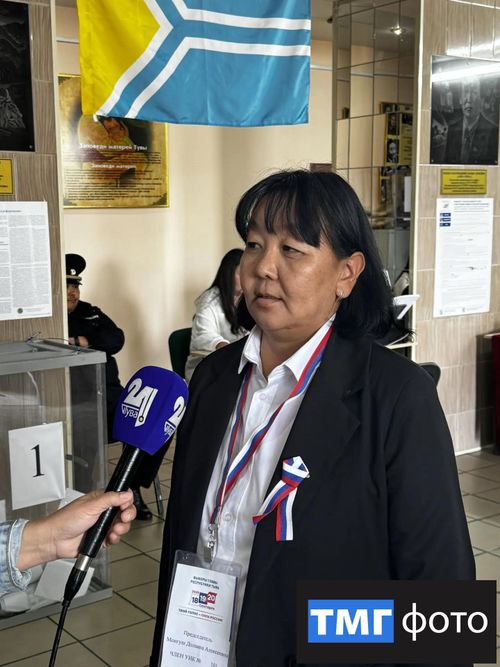 Председатель УИК №101 в Сукпаке Долаана Монгуш: «В первый день проголосовало больше половины избирателей»