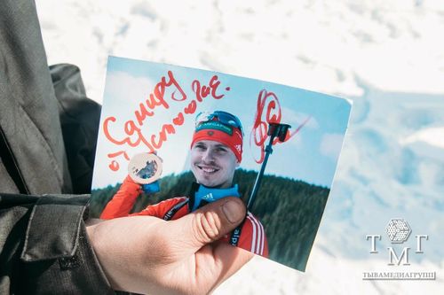 В Туву прибыл олимпийский чемпион по биатлону Евгений Устюгов
