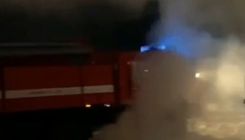 В Улуг-Хемском районе потушили пожар в гараже частного дома