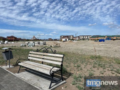 В Кызыле идет строительство парка памяти героев СВО в рамках проекта "Единой России" "Городская среда"