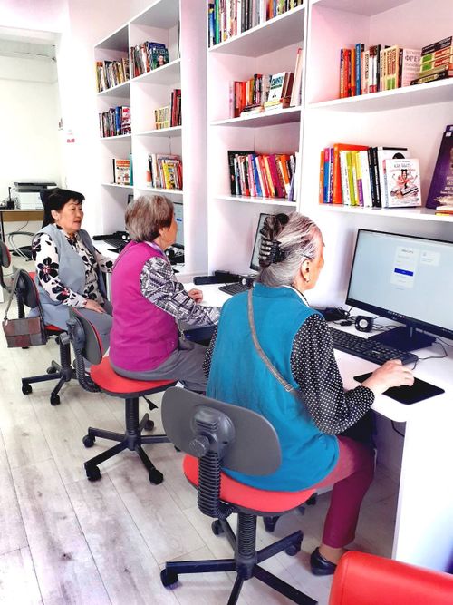 Пенсионеры Ак-Довурака познакомились с компьютером