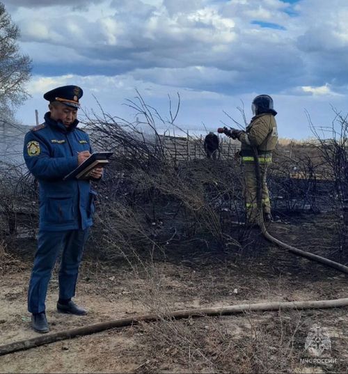 В Туве продолжается особый противопожарный режим: 15 человек оштрафованы за сжигание мусора и травы