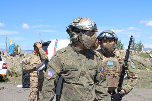 Ветераны боевых действий сыграли в страйкбол