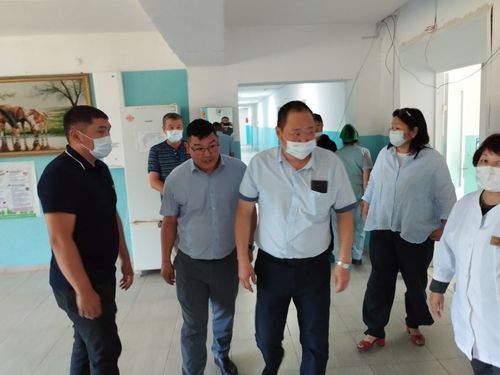 Министр здравоохранения Тувы проинспектировал работу лечебных учреждений Тандинского района