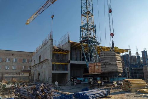 В Кызыле продолжается строительство Республиканской детской больницы