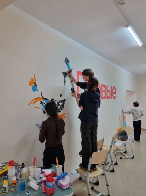 Школьники Тоджинского района создают образовательные пространства в символике Первых