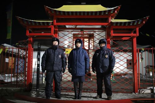 Сотрудники МВД обеспечили безопасность во время празднования Шагаа в Туве