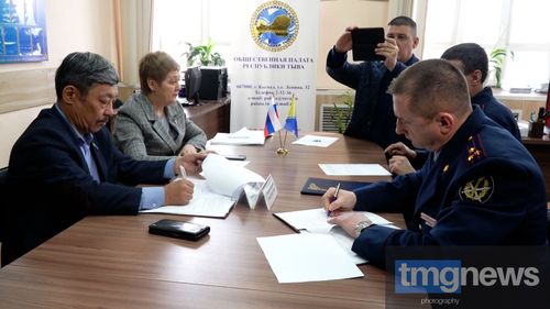 Общественная палата республики и УФСИН России по Туве подписали соглашение о сотрудничестве