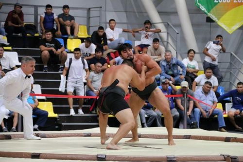В Туве прошел Международный турнир по сумо