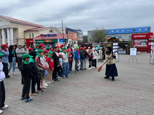 Жителей Кызыла поздравил сам Пушкин